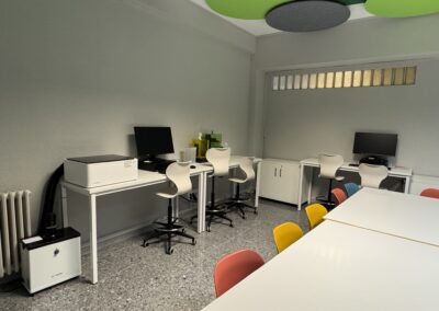 Aula ATECA vista de equipos de fabricación