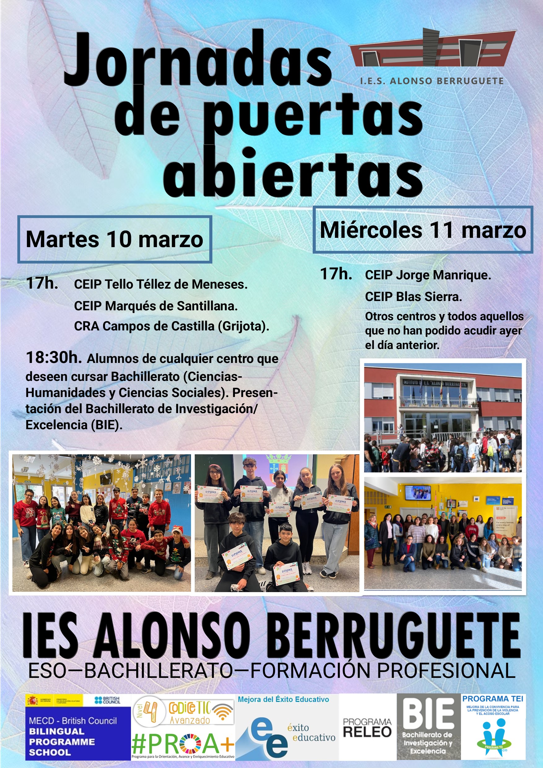 CARTEL PUERTAS ABIERTAS